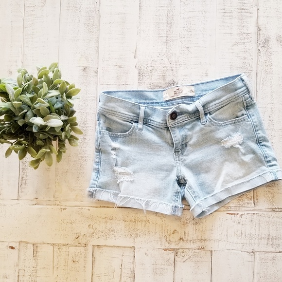 Hollister Distressed Midi Short - Picture 1 of 7